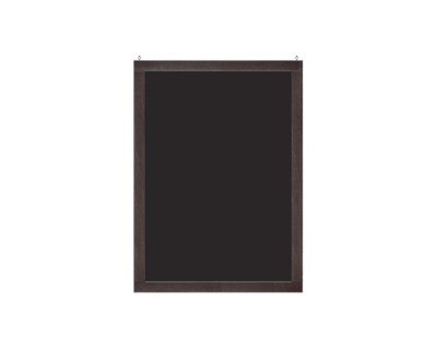 Griffeltavla 70x100 med ram i klarlack, brunbets eller svartbets