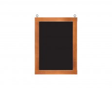 Griffeltavla A4 med ram i klarlack, brunbets eller svartbets